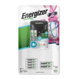 Cargador Energizer Recharge Pro + Baterías 4 Aa+4 Aaa