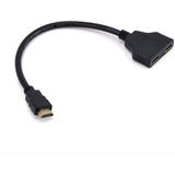 Hdmi Macho 1080p Un Doble Hdmi Hembra 1 A 2 Vías Splitter Hd