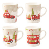 Set De Viaje Navideño Gracie Bone China Pro Coastline Import