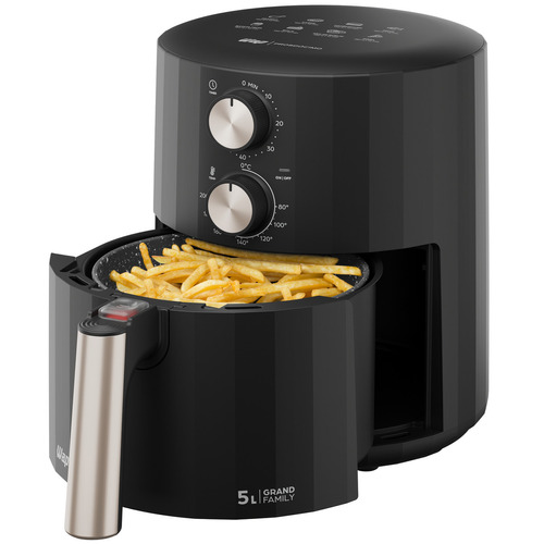 Wap Cozinha  Air Fryer Grand Family Fw009535 Preto E Cinza  127v 5l 1500w Fritadeira Elétrica