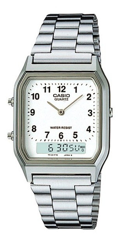 Relógio Casio Unissex Vintage Anadigi Aq-230a-7bmq