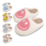 Pantuflas De Sonrisa Para Mujer Hombre Suaves Cómodas Lindas