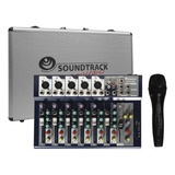 Mezcladora Soundtrack Mx702usb 7 Canales