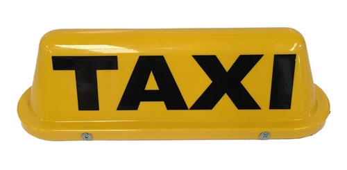 Cartel De Taxi Amarillo Personalizado Imán Led Somos Fábrica