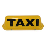 Cartel De Taxi Amarillo Personalizado Imán Led Somos Fábrica