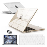 Funda Ibenzer Para Macbook Air 13 M2 + C/teclado Clear1