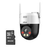 Dahua Sd2a500hb-gn-aw-pv-s2-32gb - Camara Ip Pt Wifi De 5 Megapixeles Full Color Iluminador Dual Inteligente + Microsd 32gb Serie Picoo Disuasión Activa 30 Metros Luz Visible Audio 2 Vías Altavoz Ip66