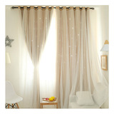 Cortina Transparente F Starry Sky 159f Tule Window Treatment