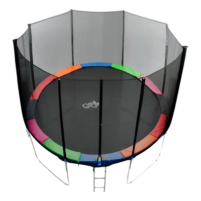 Brincolín Trampolín 14 Ft Malla Escalera Para Niños Glowup | Envío gratis