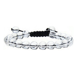 Pulsera Cuarzo Cristal Tejida + Estuche Gamushop