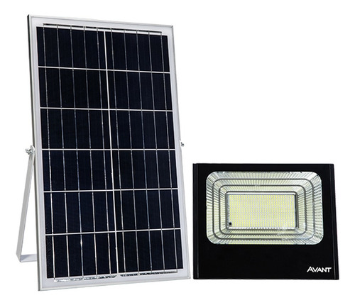 Refletor Led Placa Solar Branco Frio 6500k 200w Bivolt Avant