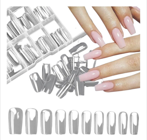 Set 240 Uñas Press On Nail Tips Varios Tamaños Y Estilos