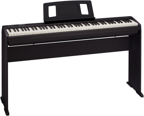 Piano Digital Fp-10 Bk Roland 88 Teclas Fp10 C/ Estante C/nf