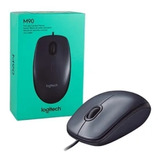 Mouse Optico Logitech M90 Usb Alta Precisión Alambrico 