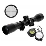 Luneta 4x32 Mira Carabina Pressão Riflescope Rossi Mount 11m