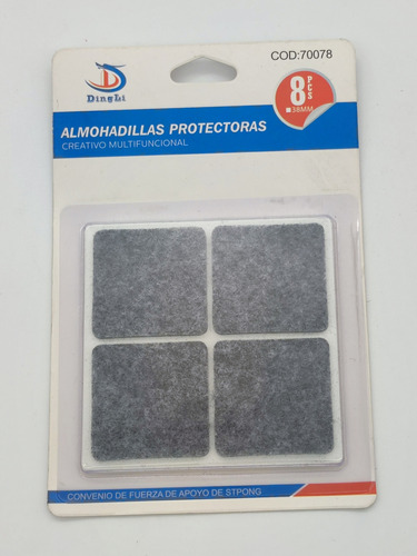 16 X Almohadilla Protectora Para Muebles Sillas Base 38mm