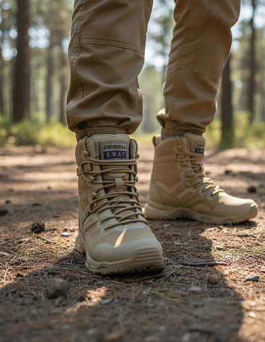 Botas Táctica Militar Original Swat Alpha Fury 8 Coyote