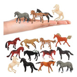 12pcs 23  Tiny Toy Horse Plastic Pony Small Foal Figure...