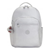 Mochila Kipling Seoul Up Seoul Up Large Color Plateado 27l