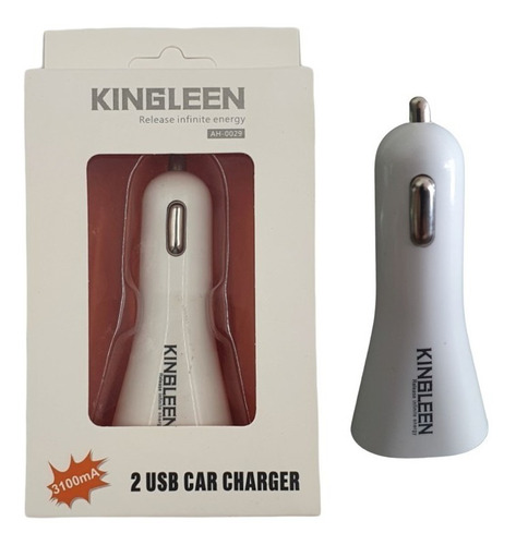 Kit 10 Carregador Veicular Com 2usb Rápido Kingleen Atacado