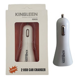 Kit 20 Carregador Veicular Com 2usb Rápido Kingleen Atacado