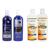 Combo X2 Shampoo Y Enjuague Silver - Avena Han