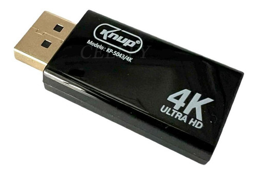 Adaptador De Vídeo Hdmi 4k X 2k Displayport Conversor Hdtv