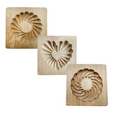 Molde Galletas Madera 3d: Halloween, Accesorio Cocina.