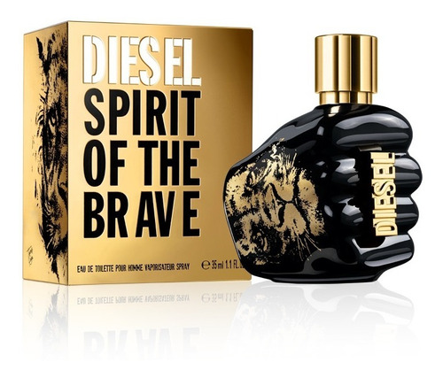 Perfume Diesel Spirit Of The Brave 35ml Para Hombre Volumen De La Unidad 35 Ml