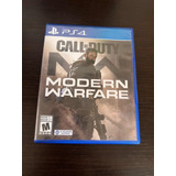 Call Of Duty Modern Warfare Ps4 Físico Usado Español