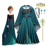 Vestido De Princesa Frozen Para Niña  Carnaval  Fiesta Infan