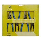 Juego Set 4 Pinzas Seguer Seeger 180mm Irimo Curvas Rectas