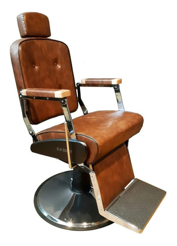 Cadeira De Barbeiro D.h.oster - Steel 881 Cromo