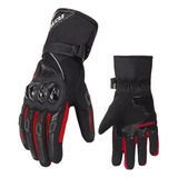 Guantes Ironride Invierno Impermeable Para Motociclista Red.