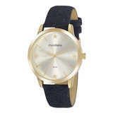 Relógio Mondaine Feminino Classic Dourado 32113lpmvdd2