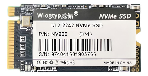 Ssd Disco Solido 2242 Pcie 3.0 X 4 M Key Wicgtyp 1tb 3d Nand