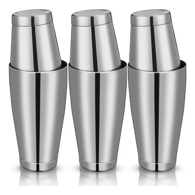 Kit De Shaker Coctelería Boston 28-18 Oz Vaso Medidor 3 Pcs | Envío gratis