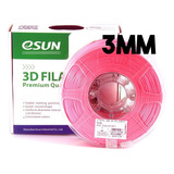 Filamento Abs+ Esun 3mm Impresora 3d Rosa