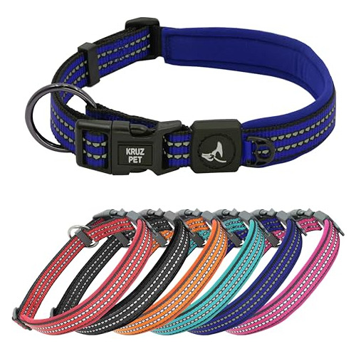 Kruz Pet Kzv006-15l Collar Reflectante Para Perros Pequeños