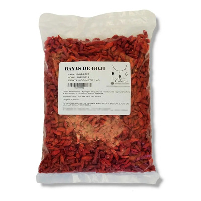 Bayas De Goji Premium Enteras Y Deshidratadas 1 Kg | Meses sin interés