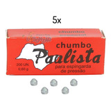 Kit C/5 Chumbinhos Paulista Especial 4,5mm - 200 Unidades