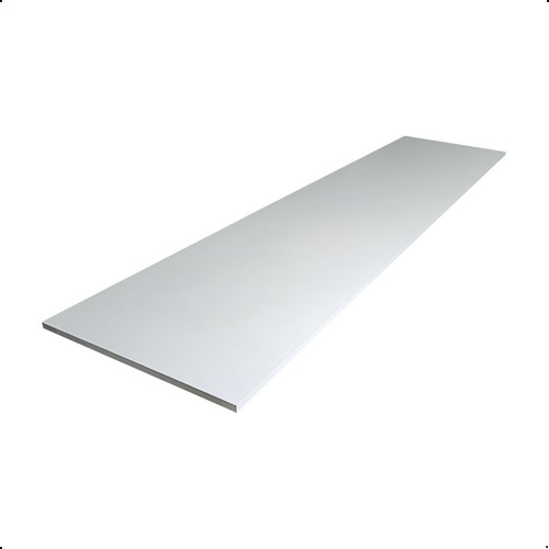 1 Prateleira De Parede Tampo 180x45 Madeira Mdf Branco