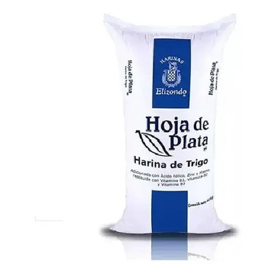 10 Kg Harina De Trigo Hoja De Plata 12 Gr Proteina Fuerza  | Envío gratis