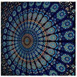 Mandala Tapestry De Algodón Hindú Multicapa