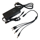 Adaptador De Corriente Cctv 12v 3amp + Pulpo 4 Salidas