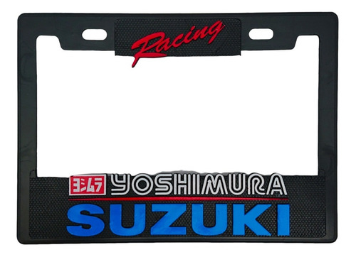 Portaplaca Suzuki Yoshimura Para Moto C/relieve
