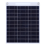 Panel Solar Exterior R 13w, Placa De Carga Dual Usb, Policri