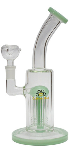 Bong De Vidro Tree Percolator 25cm Cultura Dab Verde