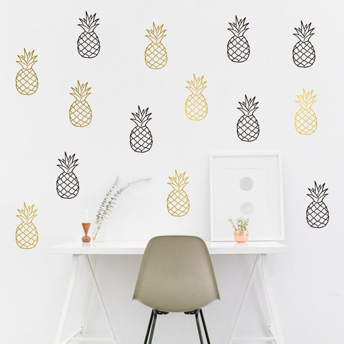 Vinil Decorativo 7685 Fruta Paquete 15 Piñas Mediano