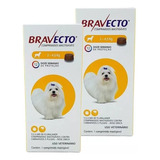Bravecto Combo 2 Unidades Cães 2 A 4,5 Kg Cada ( 2 Caixas )